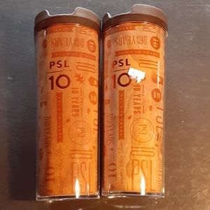 PSL 10 starbucks tumblers